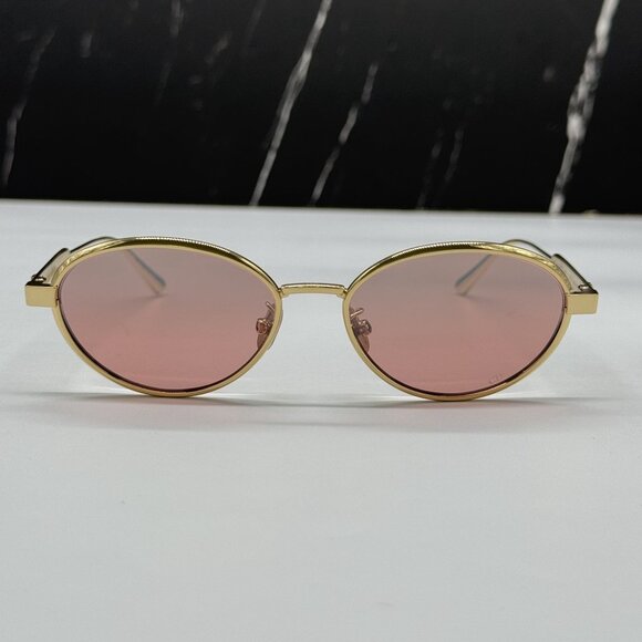 NEW DIOR DIORCANNAGE R1U B0R6 WOMEN GOLD SUNGLASSES - Picture 1 of 9